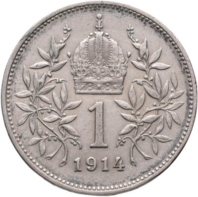 купить Австро-Венгрия 1 крона 1914 (монета для Австрии)