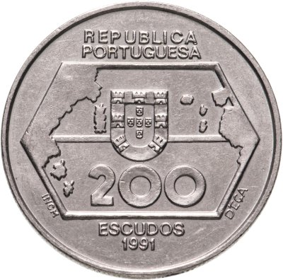 купить Португалия 200 эскудо (escudos) 1991 "Навигация на запад"