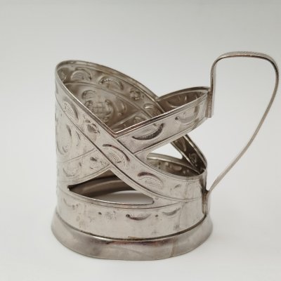 купить Подстаканник "Запорожье", мНЦ (медь-никель-цинк), Вольнянский завод столовых приборов им. Шевченко (ЗiШ, ЗиШ), СССР, 1970-1990 гг.