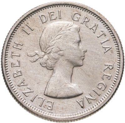 купить Канада 25 центов (квотер, cents) 1960