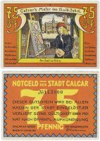 купить Германия (Рейнская провинция: Калькар) 75 пфеннигов 1922 (214.1/B1) "Живописец Ян Йоэст из Калькара за работой"