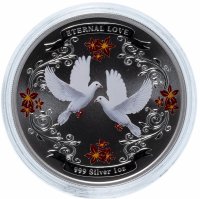 купить Ниуэ 2 доллара 2011 "Вечная Любовь" в подарочном футляре с сертификатом