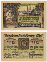 купить Германия (Мекленбург-Шверрин: Грабов) 25 пфеннигов 1922 (460.3/B1)
