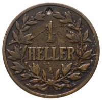 купить Германская Восточная Африка 1 геллер (heller) 1913 A знак монетного двора "A"