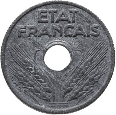 купить Франция 10 сантимов (centimes) 1944