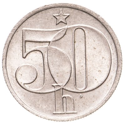 купить Чехословакия 50 геллеров 1982