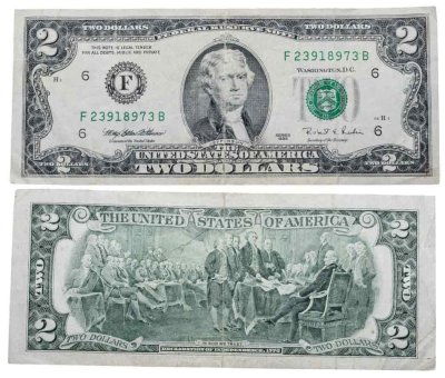 купить США 2 доллара 1995 series 1995 F-Атланта