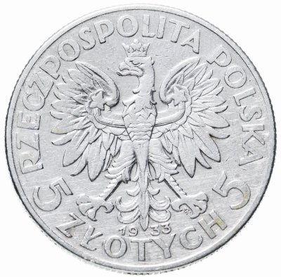 купить Польша 5 злотых 1933