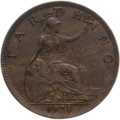 купить Великобритания 1 фартинг (farthing) 1928