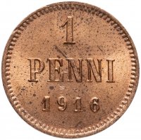 Купить 1 пенни (penni) 1916