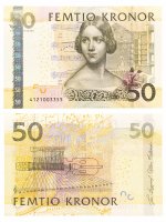 Купить Швеция 50 крон 2003 (Pick 62b )