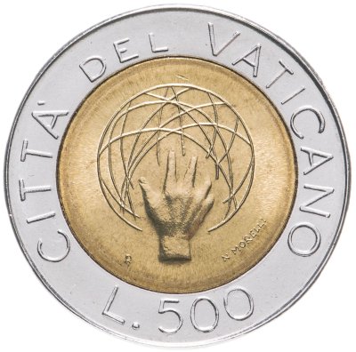 купить Ватикан 500 лир (lire) 1983 Создание Вселенной