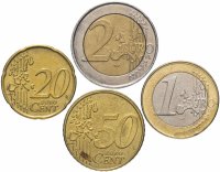 Купить Бельгия полный годовой набор 2002 (4 монеты, из обращения)