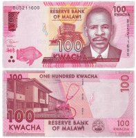 купить Малави 100 квача 2019 (Pick 65d)