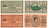 Купить Германия (Вестфалия: Бад-Годесберг) набор из 2-х нотгельдов 1920