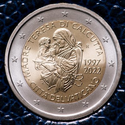 купить Ватикан 2 евро (euro) 2022 "25 лет со дня смерти Матери Терезы" в буклете