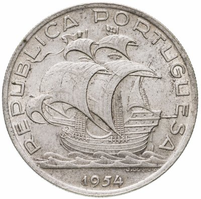 купить Португалия 10 эскудо (escudos) 1954