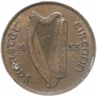 купить Ирландия 1 пенни (penny) 1933