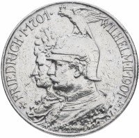 Купить Пруссия 2 марки 1901 "200-летие Пруссии: от Фридриха I до Вильгельма II"