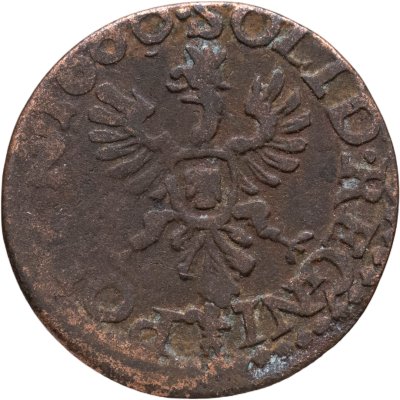 купить Речь Посполитая 1 солид 1660 - Ян II Казимир - герб Польши на реверсе