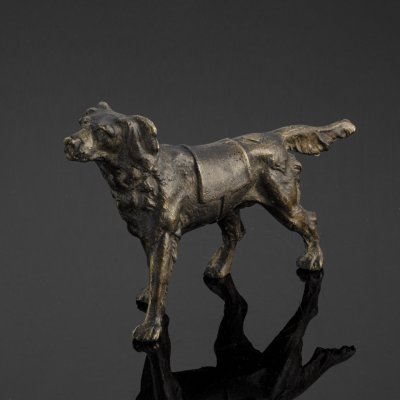 купить Статуэтка "Собака в стойке", бронза, Западная Европа, 1950-1970 гг.