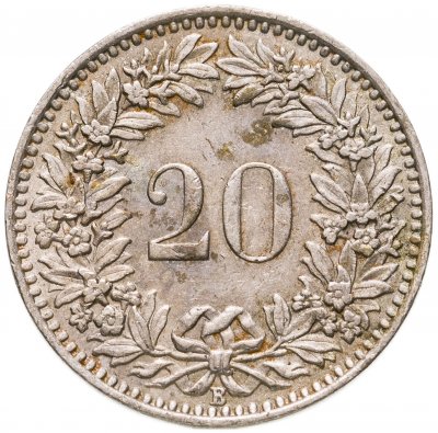 купить Швейцария 20 раппенов (rappen) 1943