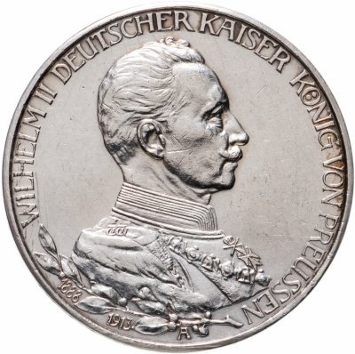 купить Германская империя, Пруссия 3 марки 1913 25 лет правлению Вильгельма II