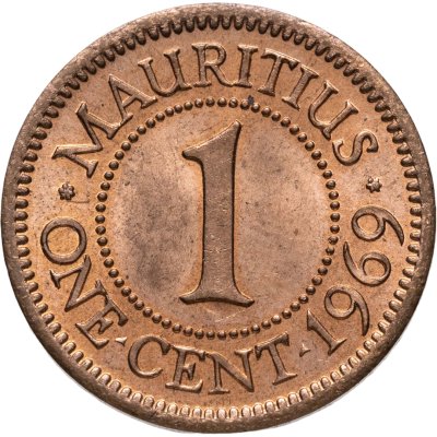 купить Маврикий 1 цент (cent) 1969