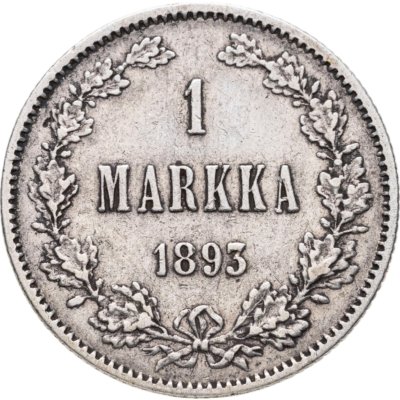 купить 1 марка 1893 L монета для Финляндии