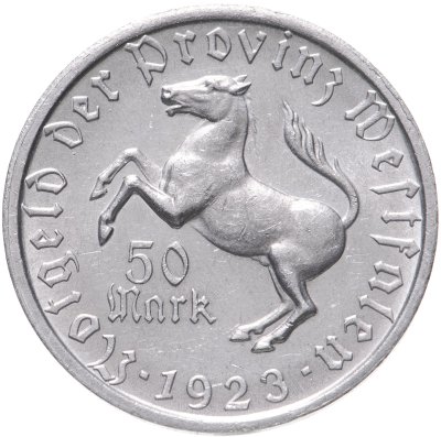 купить Германия, Вестфалия 50 марок 1923 нотгельд