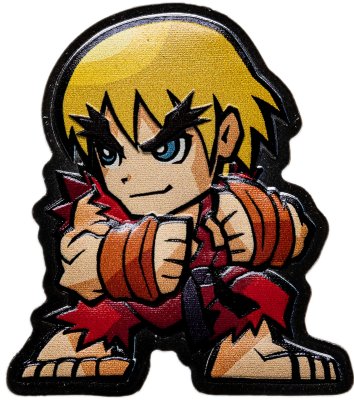 купить Фиджи 1 доллар 2021 "Уличный боец street fighter Кен Мастерс", в футляре с сертификатом