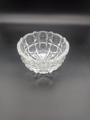 купить Салатник с рельефным декором, хрусталь, СССР, 1960-1980 гг.