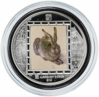 купить Британские Виргинские Острова 10 долларов 2011 "Альберт Дюрер - Заяц", в футляре с сертификатом