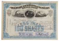 купить Акция США Delaware, Lackawanna & Western Railroad Company , 1945-1957 гг.