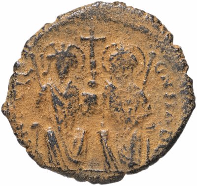 купить Византийская империя, Юстин II, 565-578 годы, фоллис.