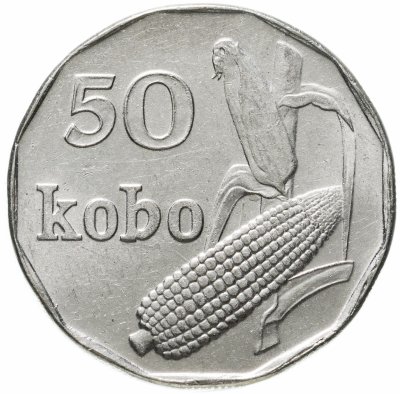 купить Нигерия 50 кобо (kobo) 1993