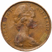 купить Австралия 2 цента (cents) 1966-1984, случайная дата