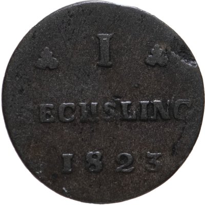 купить Германия, Мекленбург-Шверин 1 зекслинг 1823 Фридрих Франц I Мекленбургский