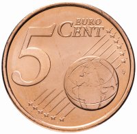 купить Кипр 5 евро центов 2008