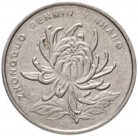 купить Китай 1 юань (yuan) 1999-2018