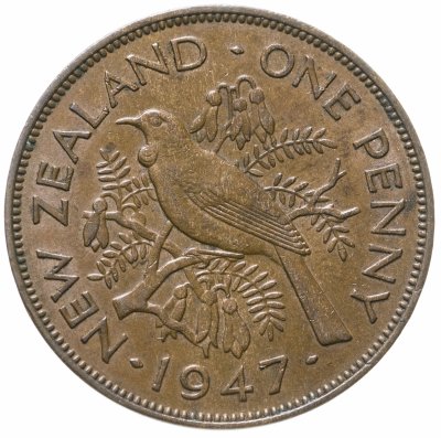 купить Новая Зеландия 1 пенни 1947