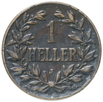 купить Германская Восточная Африка 1 геллер (heller) 1908