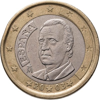 купить Испания 1 евро 2003