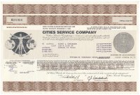 Купить Акция США CITIES SERVICE COMPANY 1982 - 1983 гг.