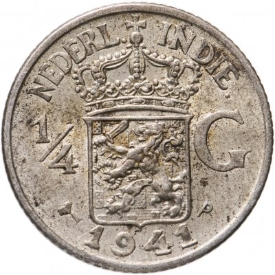 купить Голландская Ост-Индия 1/4 гульдена (gulden) 1941 Знак монетного двора: "P" - Филадельфия