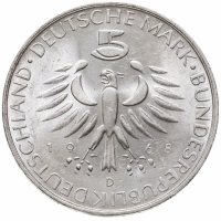 купить Германия 5 марок 1968 150 лет со дня рождения Макса фон Петтенкофера