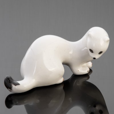 купить Статуэтка "Ласка", фарфор, роспись, СССР, 1970-1990 гг.