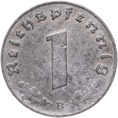 купить Германия, Третий Рейх 1 рейхспфенниг 1940, знак монетного двора: "B" - Вена