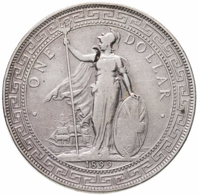 купить Великобритания (Китай) 1 торговый доллар 1899
