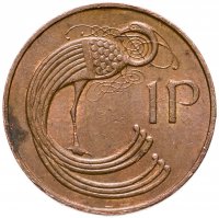 купить Ирландия 1 пенни (penny) 1988-2000, случайная дата